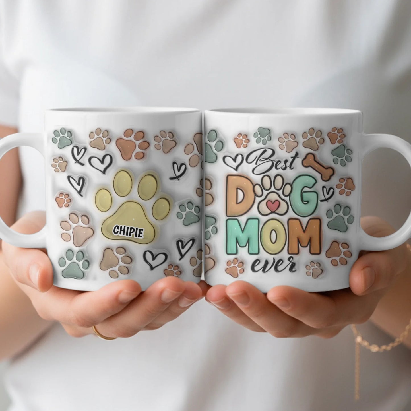 3D woman mugs