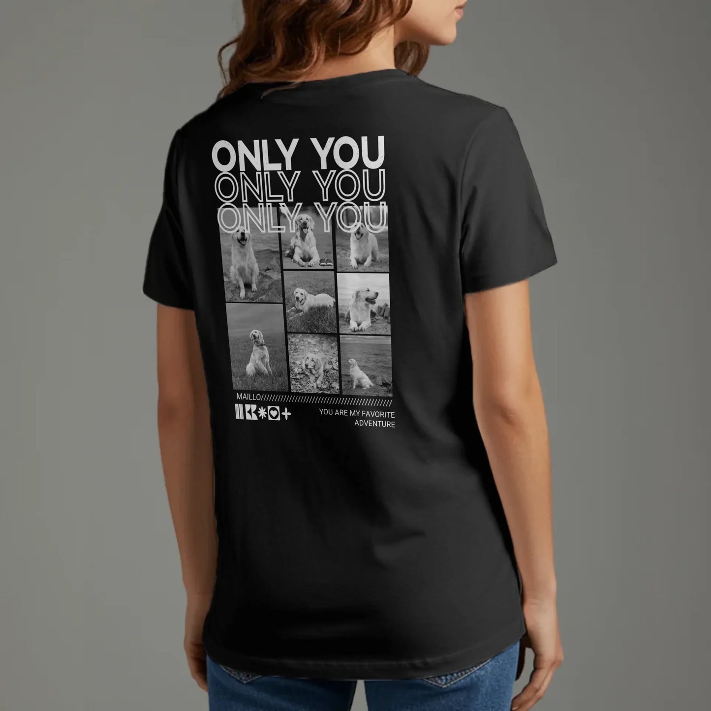 Personalized T-Shirt With Dog or Cat - Only You