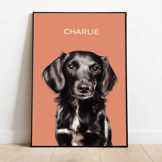 Personalized Poster With Dog or Cat - Your Photo