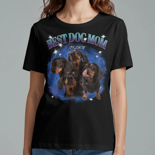 Personalized T-Shirt With Dog or Cat - Your 90s Photo