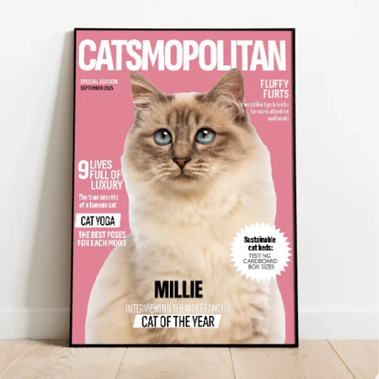 Personalized Poster With Cat - Catsmopolitan