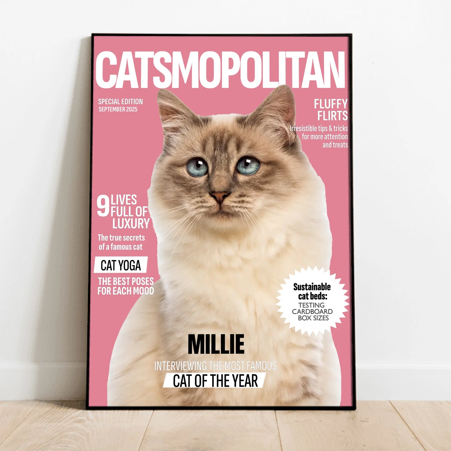Personalized Poster With Cat - Catsmopolitan
