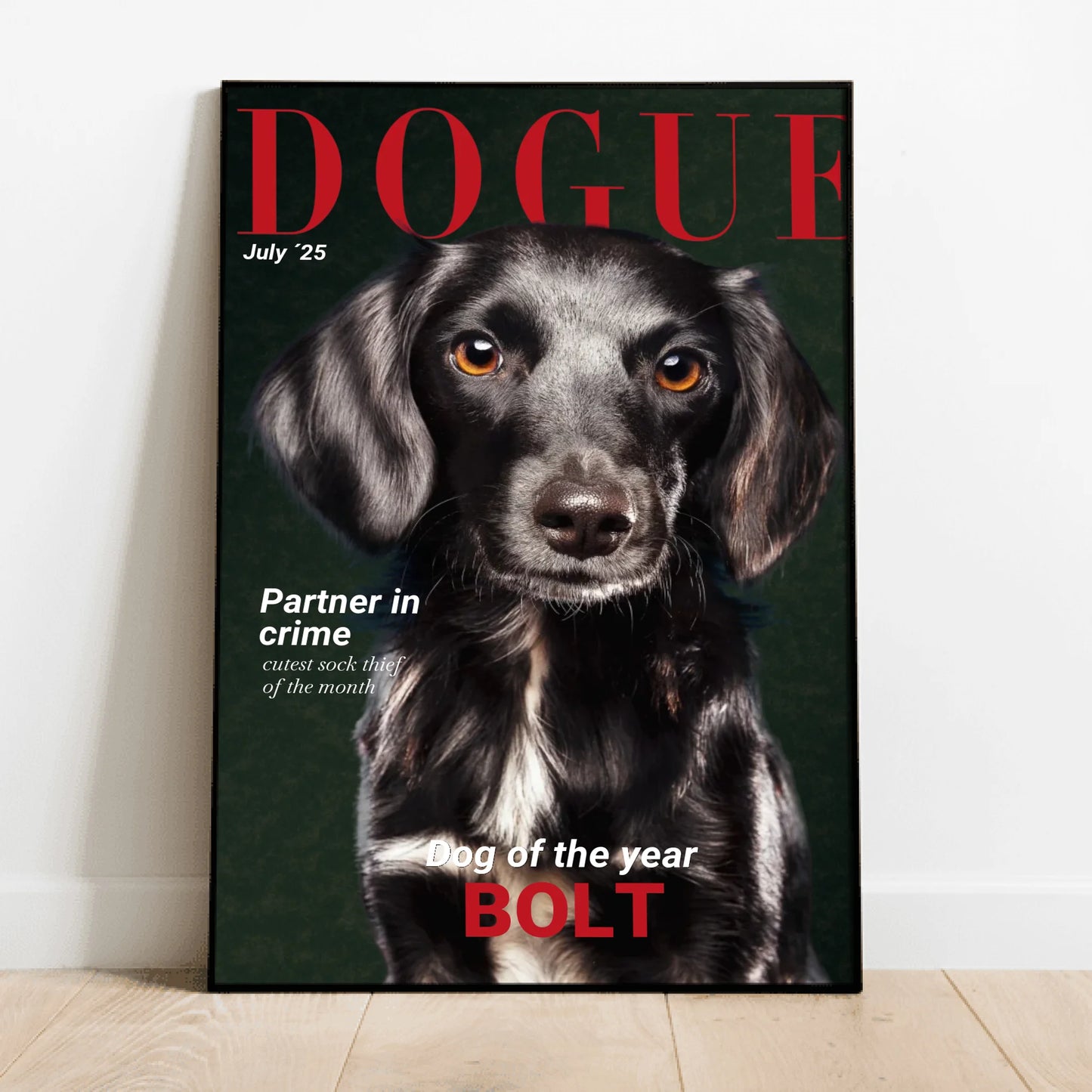 Personalized Poster With Dog - Dogue