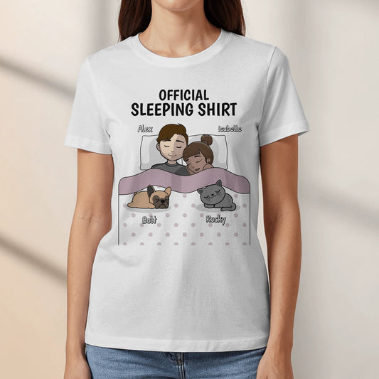 Personalized T-Shirt With Dog or Cat - Cuddle Time With Pets