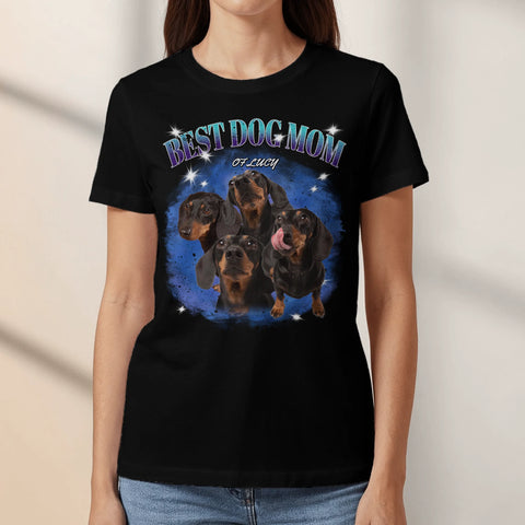 Personalized T-Shirt With Dog or Cat - Your 90s Photo - Featured Image