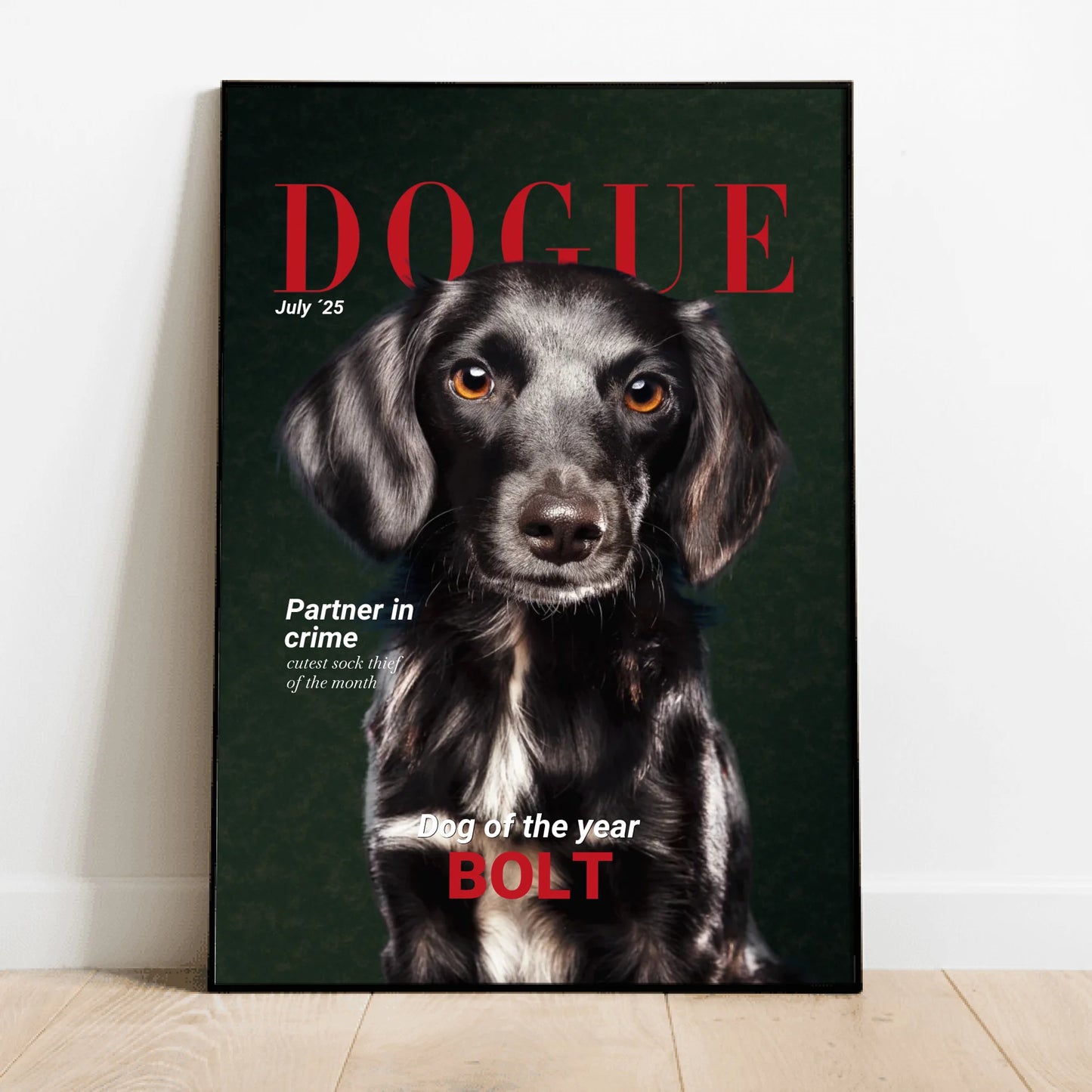 Personalized Poster With Dog - Dogue