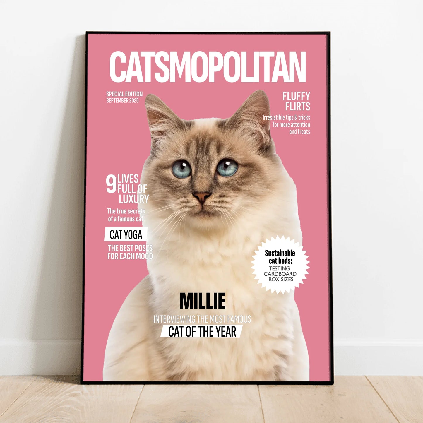 Personalized Poster With Cat - Catsmopolitan