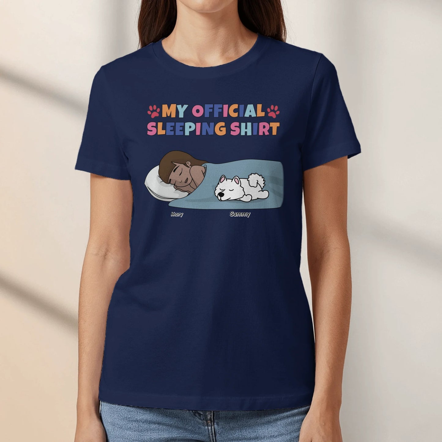 Personalized T-Shirt With Dog or Cat - My Pyjama Shirt