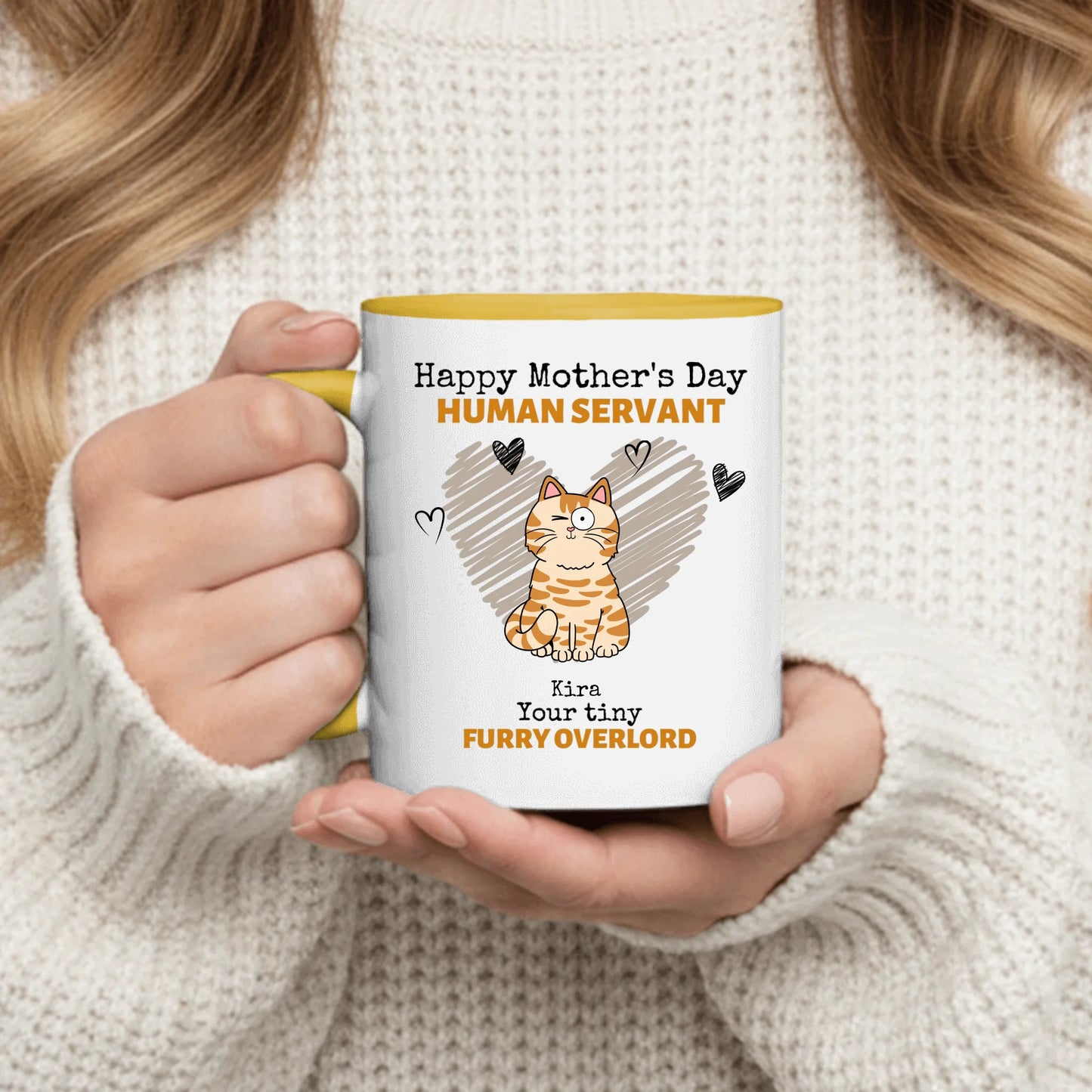 Personalized Mug With Cat - Fluffy Master