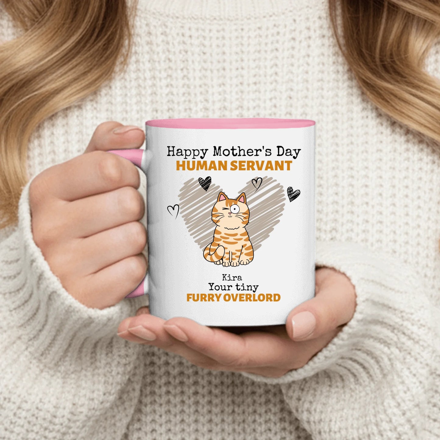 Personalized Mug With Cat - Fluffy Master