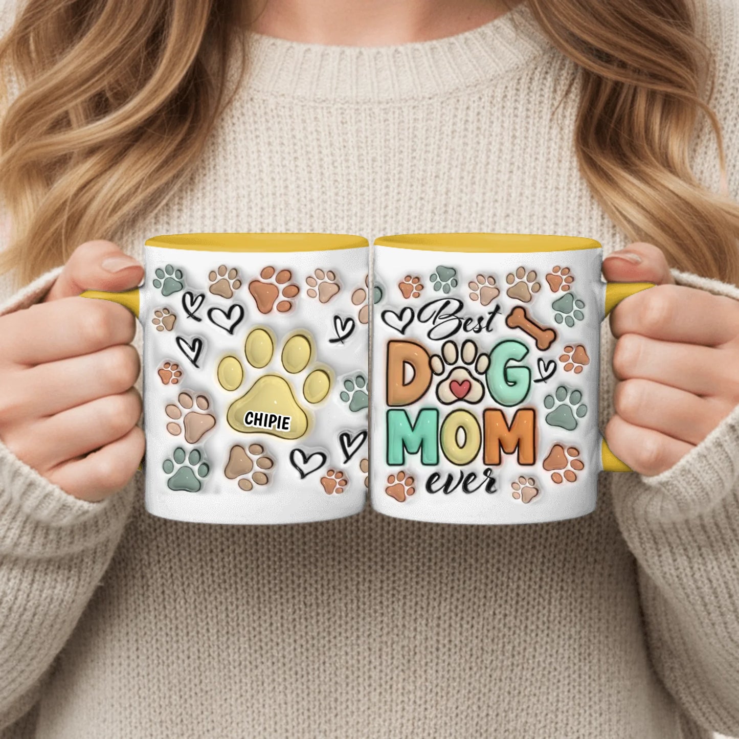 Personalized Mug With Dog or Cat - Best Pet Parents (3D Look)