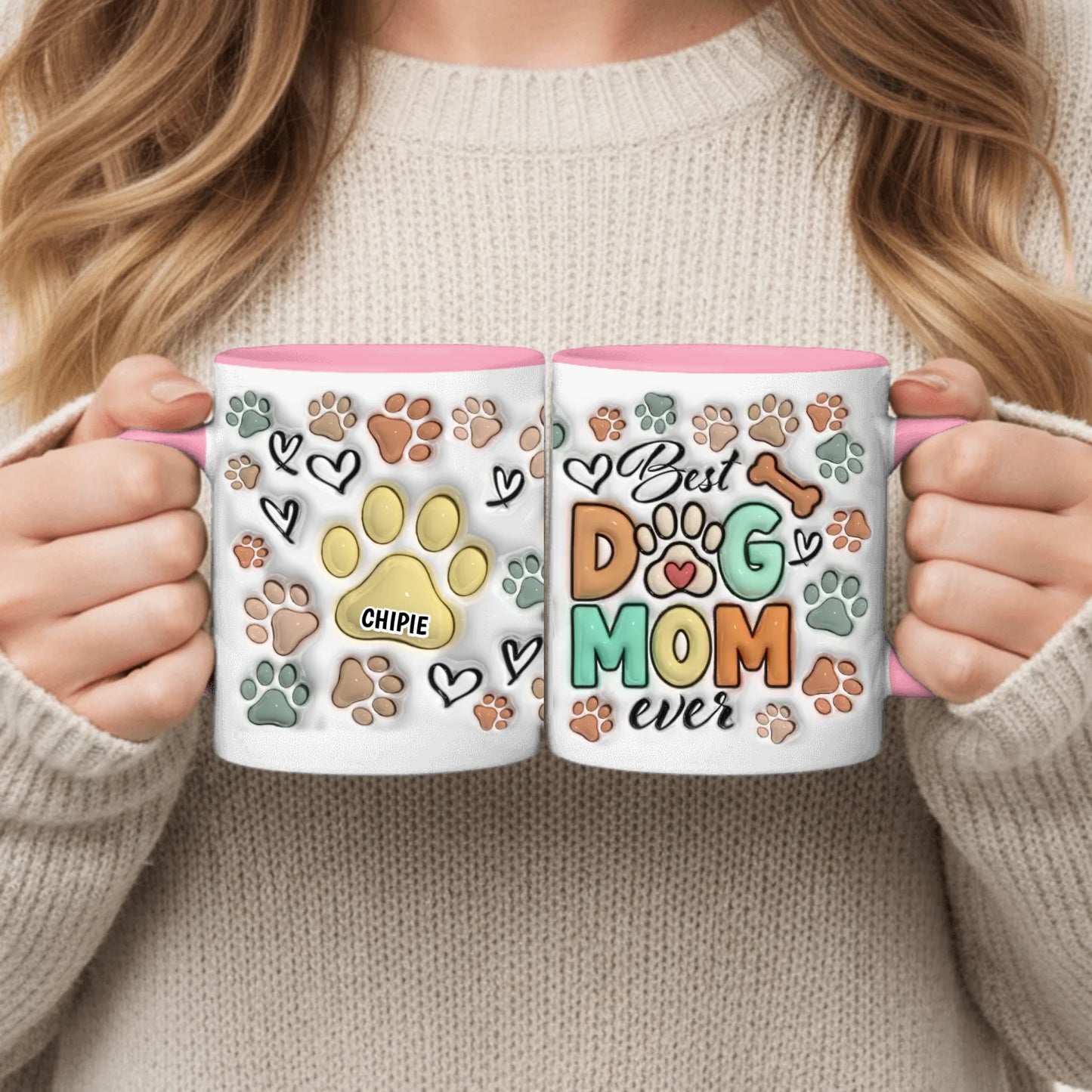 Personalized Mug With Dog or Cat - Best Pet Parents (3D Look)