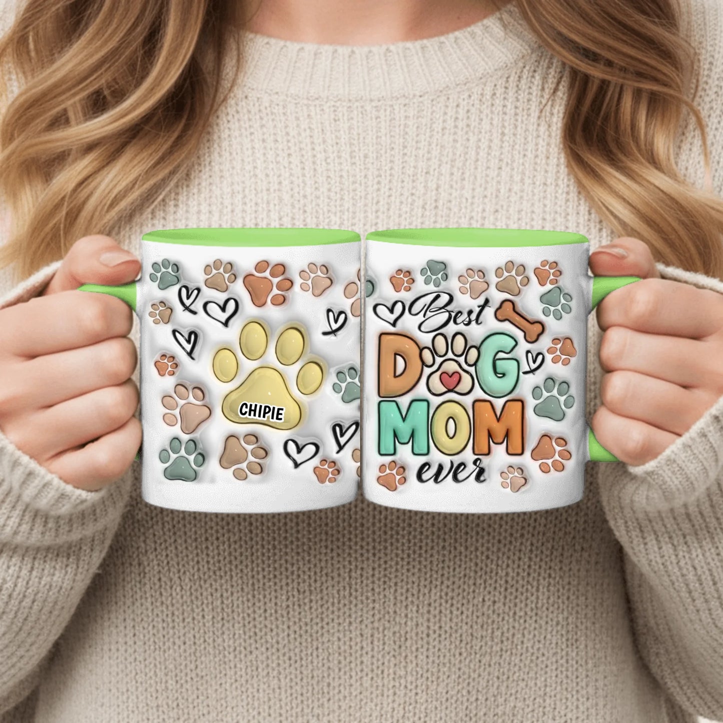 Personalized Mug With Dog or Cat - Best Pet Parents (3D Look)
