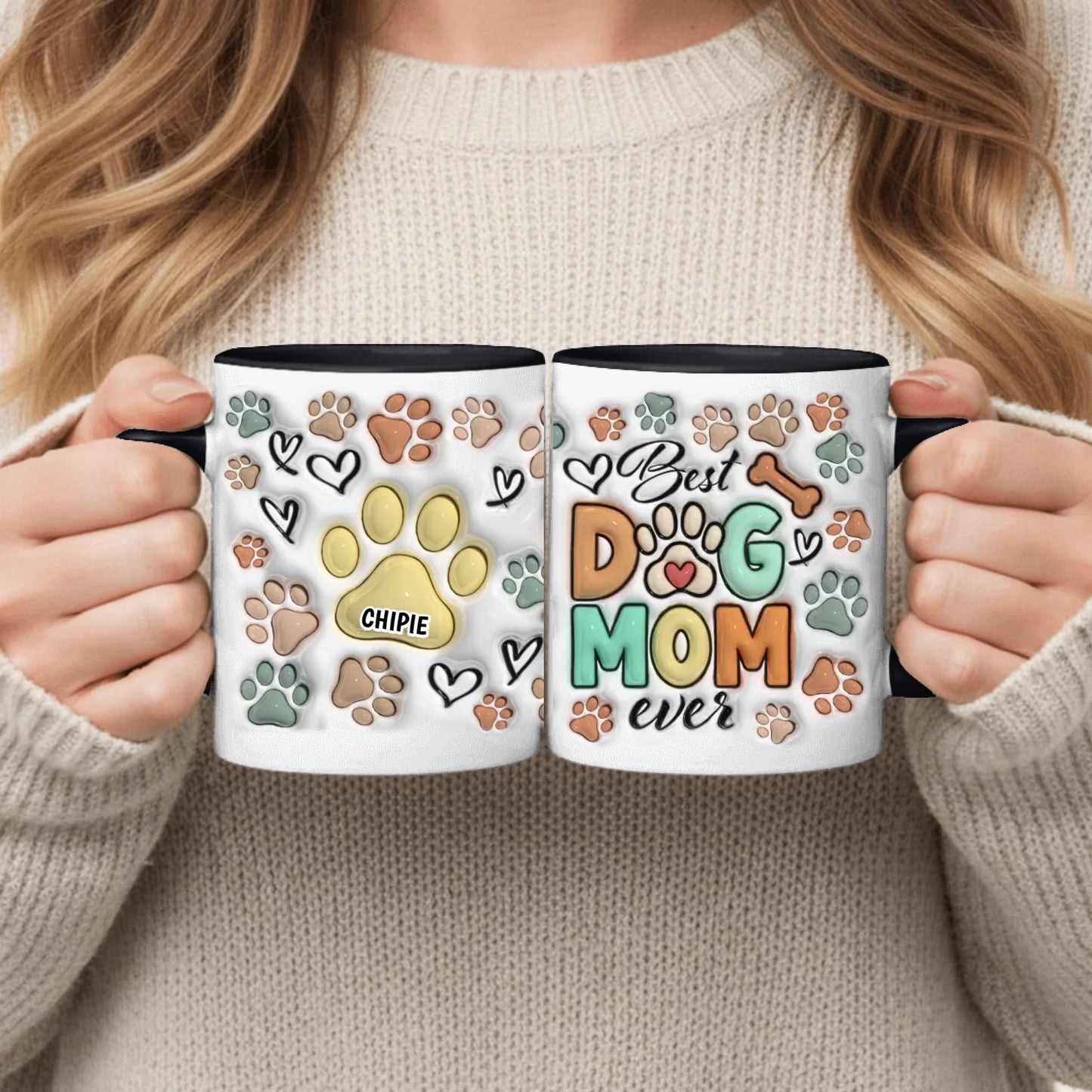 Personalized Mug With Dog or Cat - Best Pet Parents (3D Look)