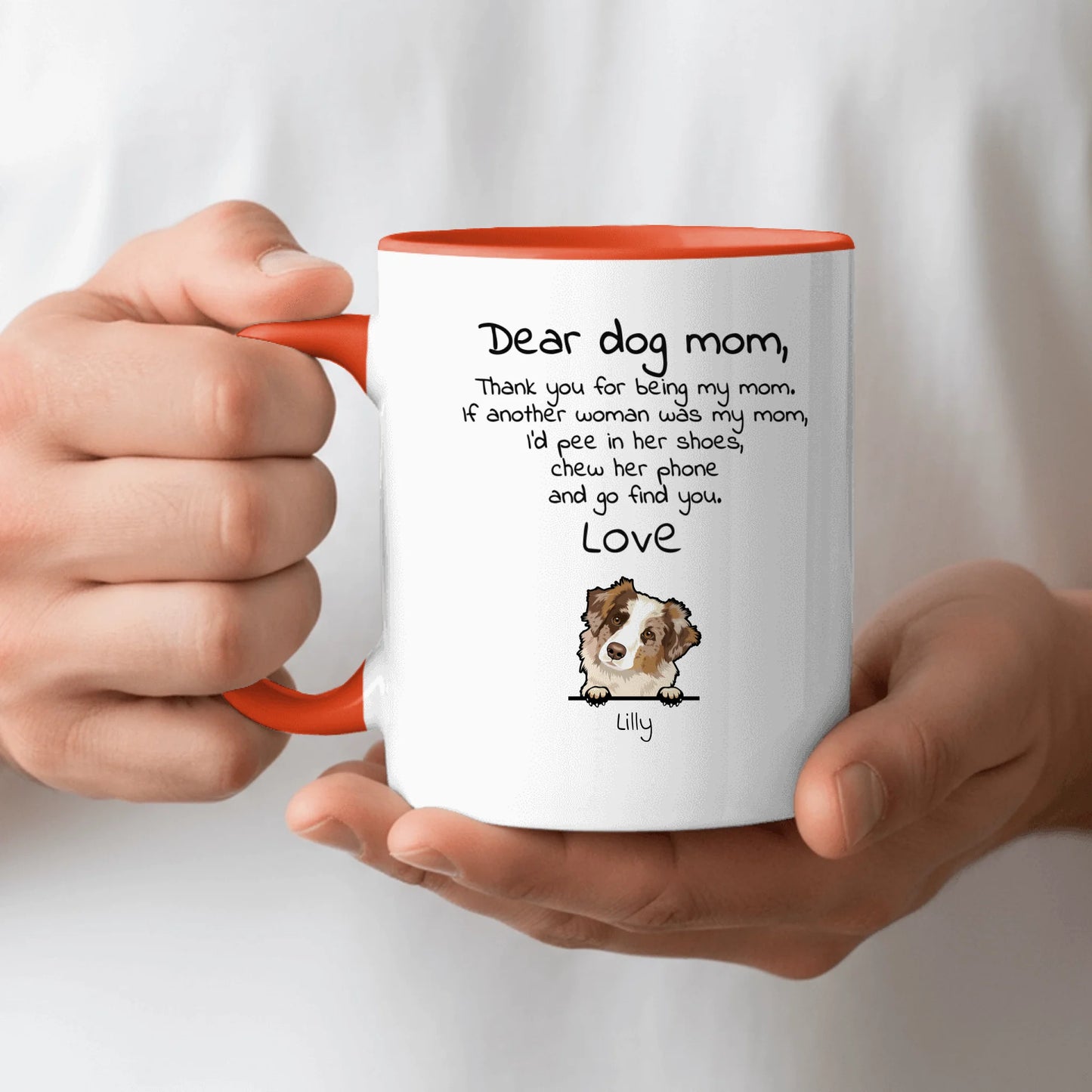 Personalized Mug With Dog or Cat - Dear Pet Parent
