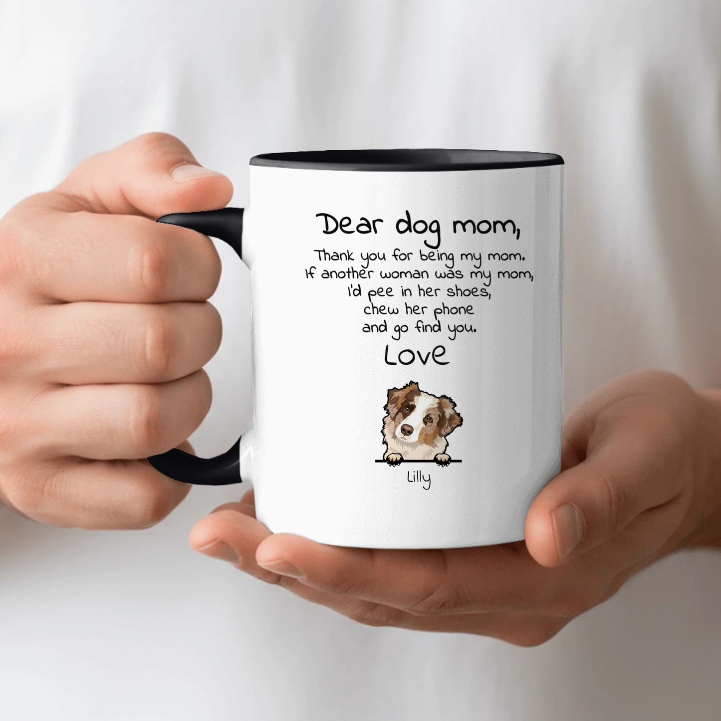 Personalized Mug With Dog or Cat - Dear Pet Parent