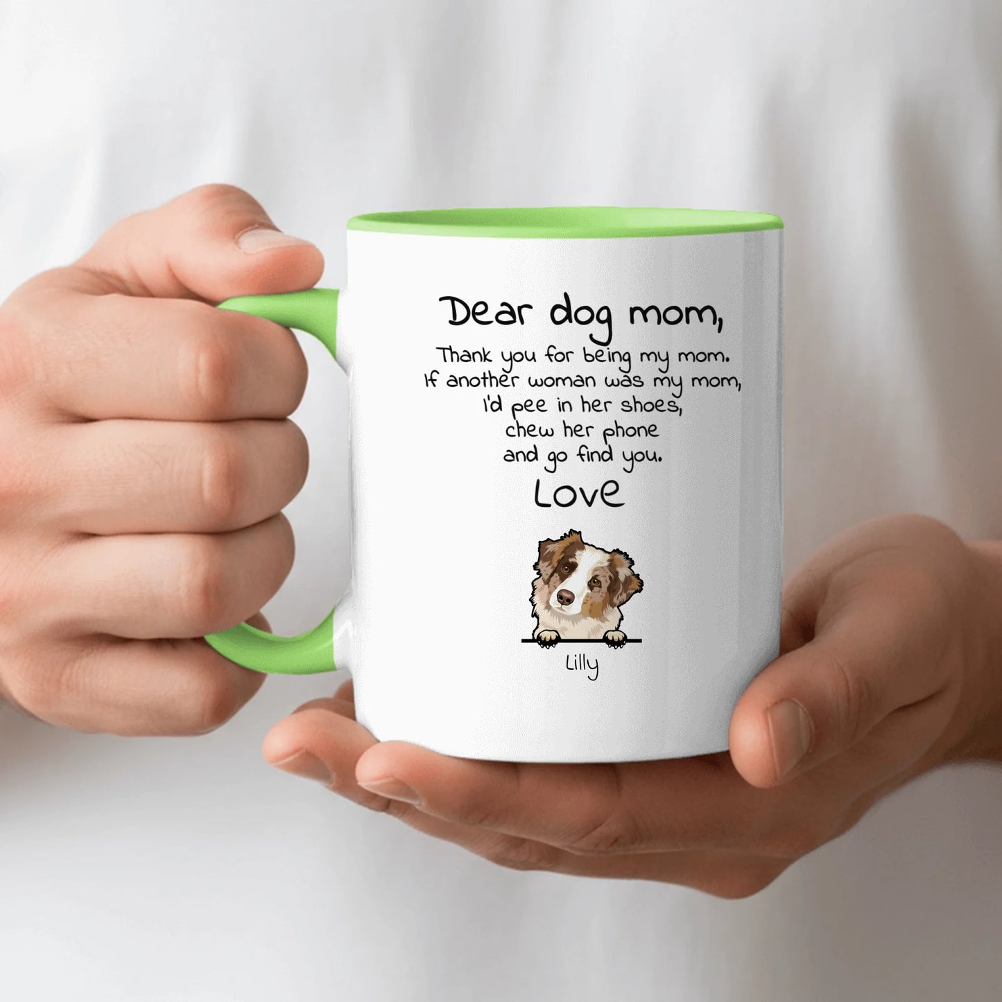 Personalized Mug With Dog or Cat - Dear Pet Parent