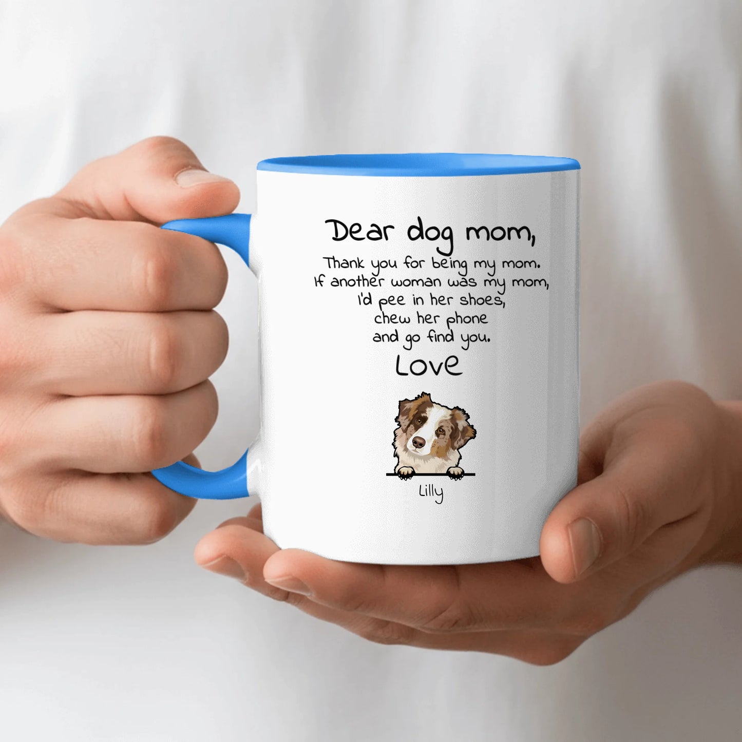Personalized Mug With Dog or Cat - Dear Pet Parent