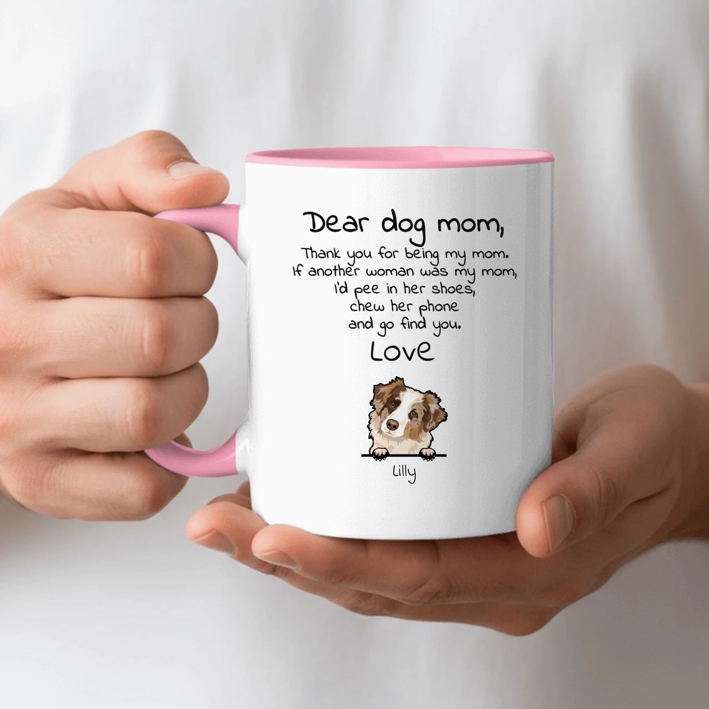 Personalized Mug With Dog or Cat - Dear Pet Parent