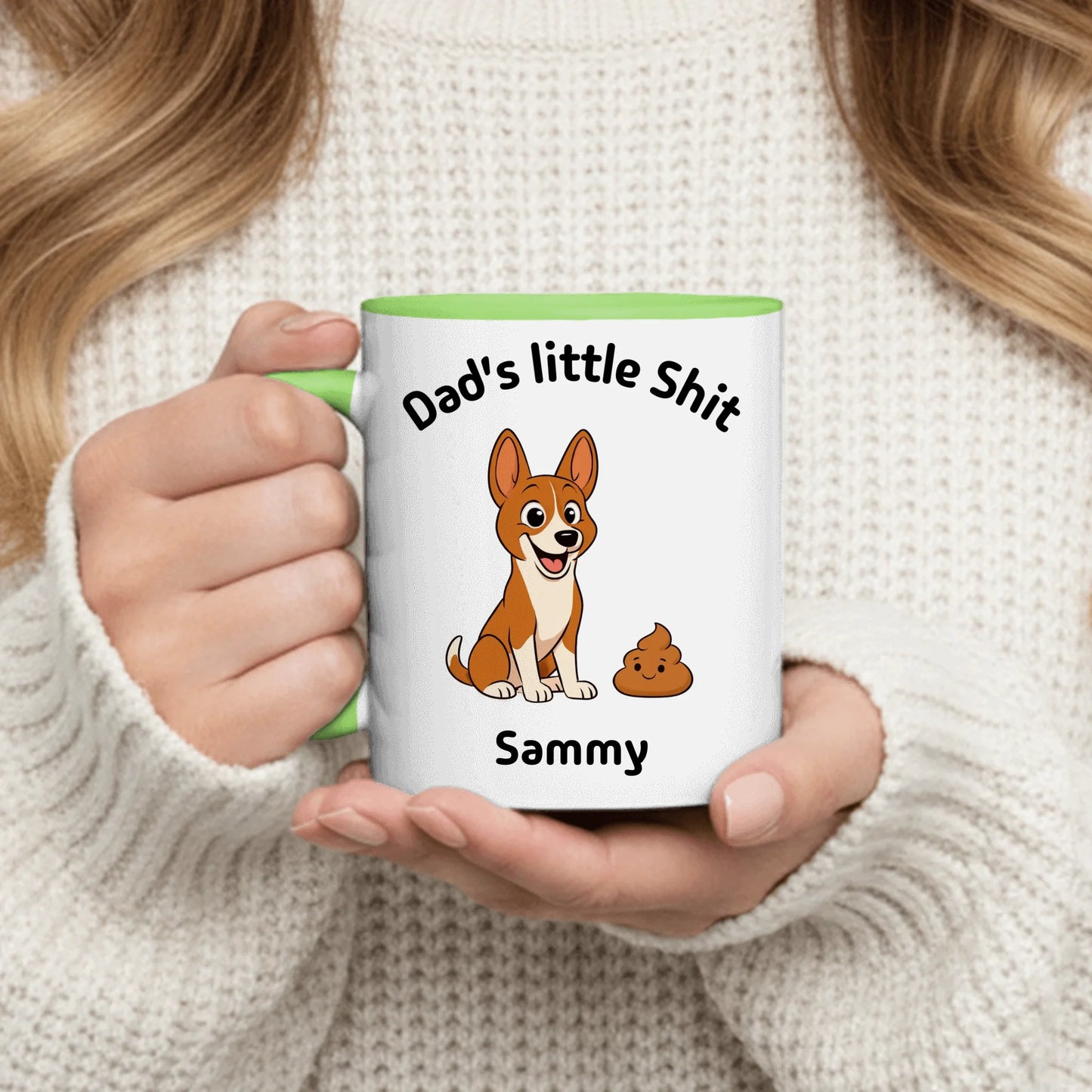 Dads little Shit - Personalized Mug