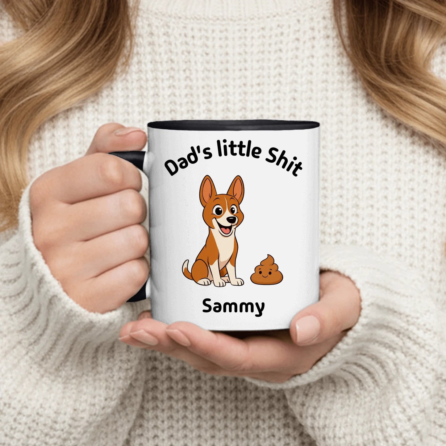 Dads little Shit - Personalized Mug