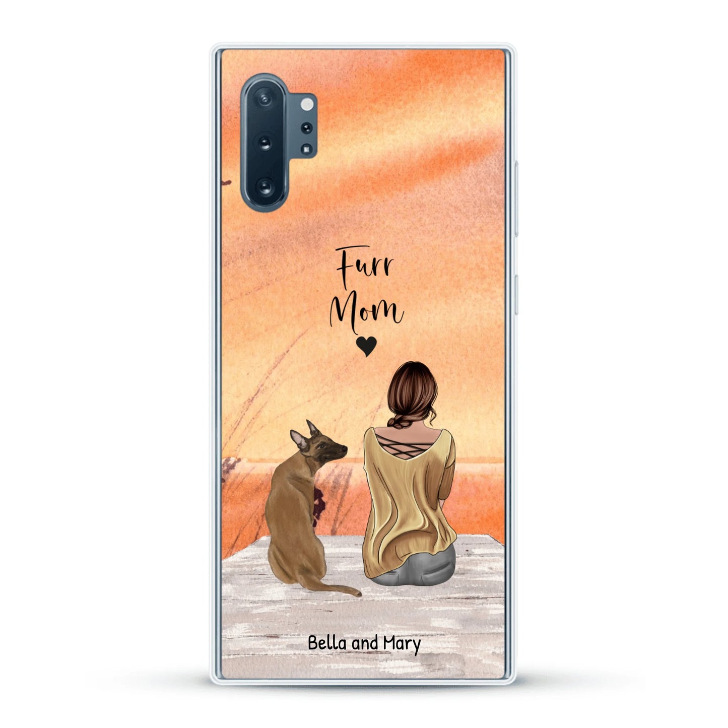 Together with my pet - Personalized Phone Case