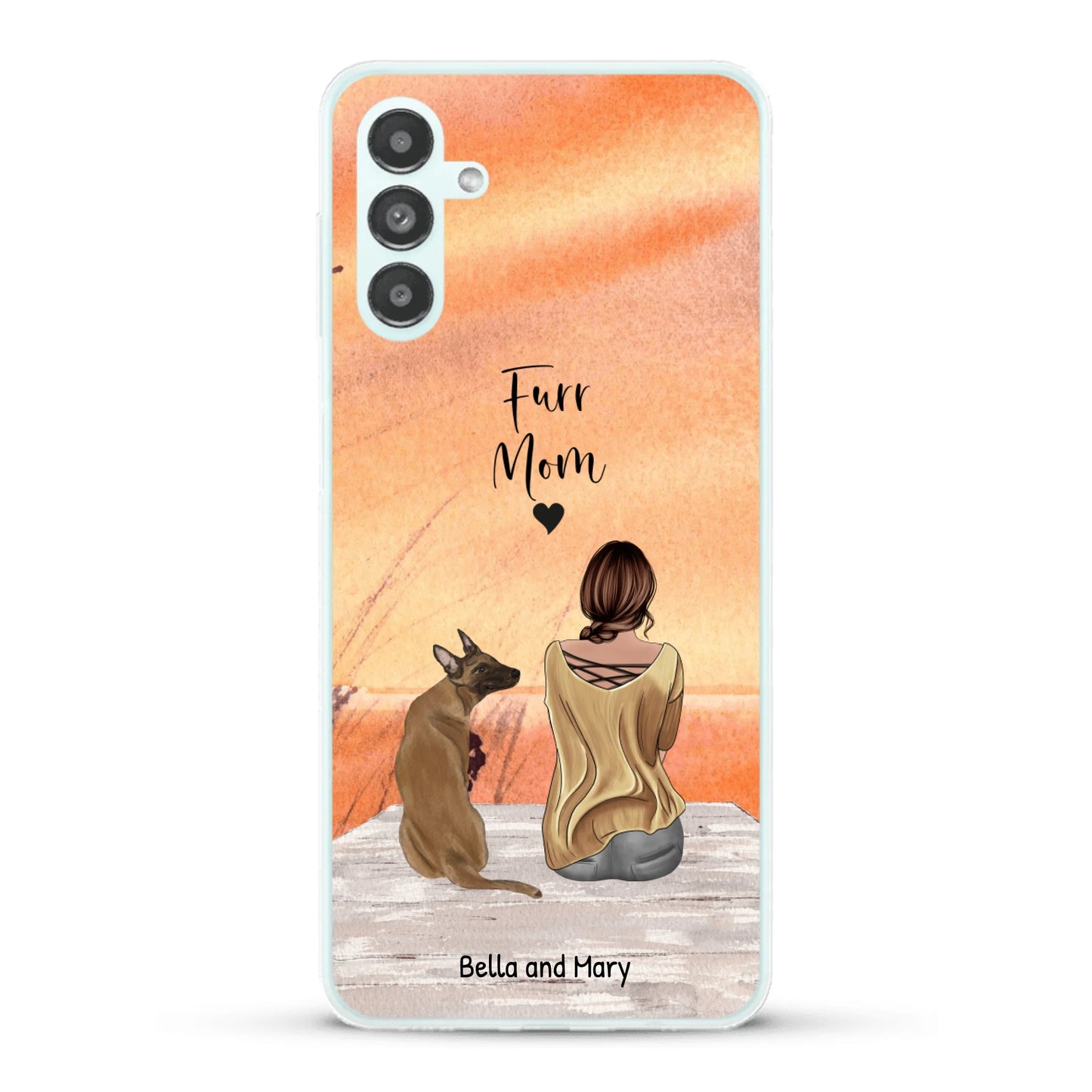 Together with my pet - Personalized Phone Case