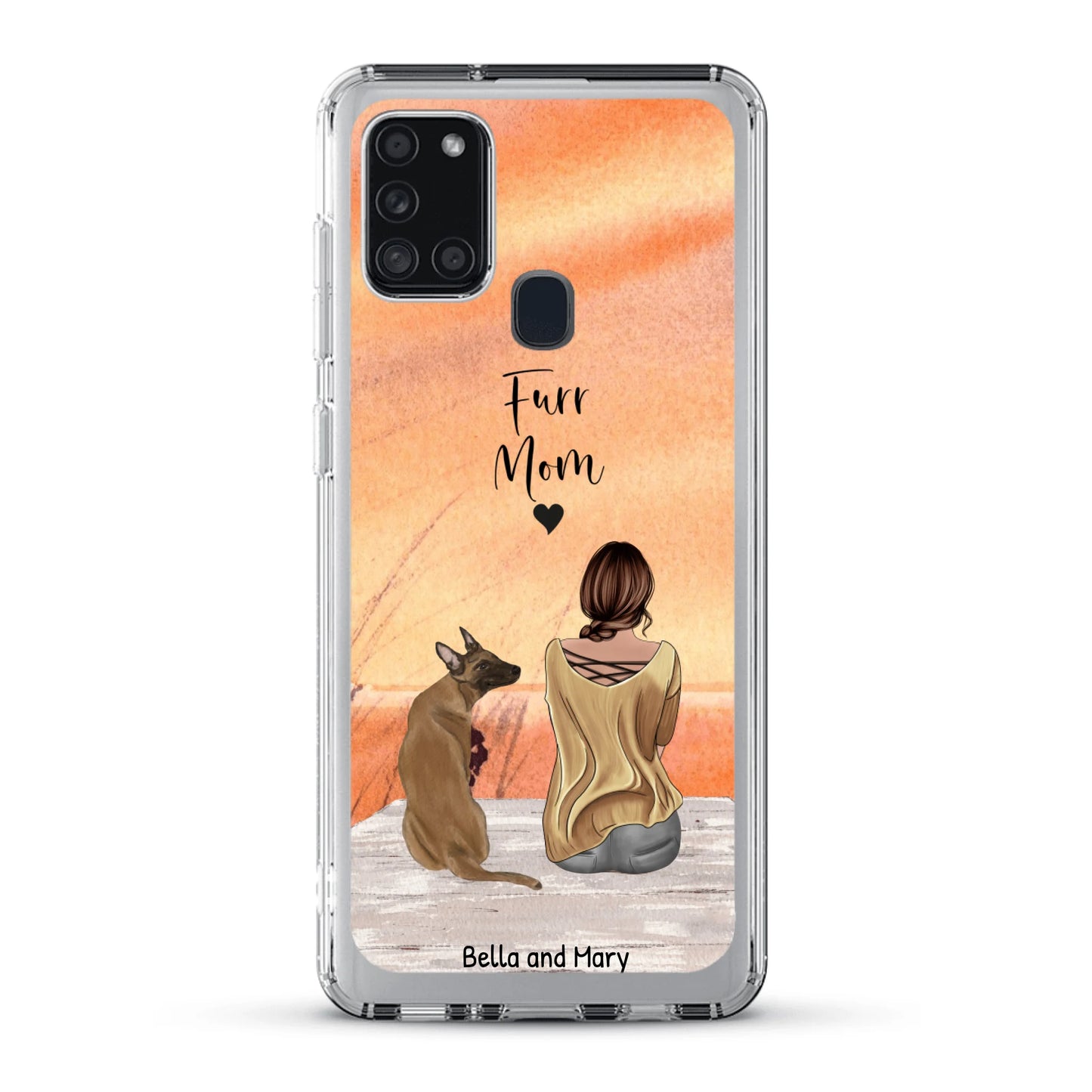 Together with my pet - Personalized Phone Case