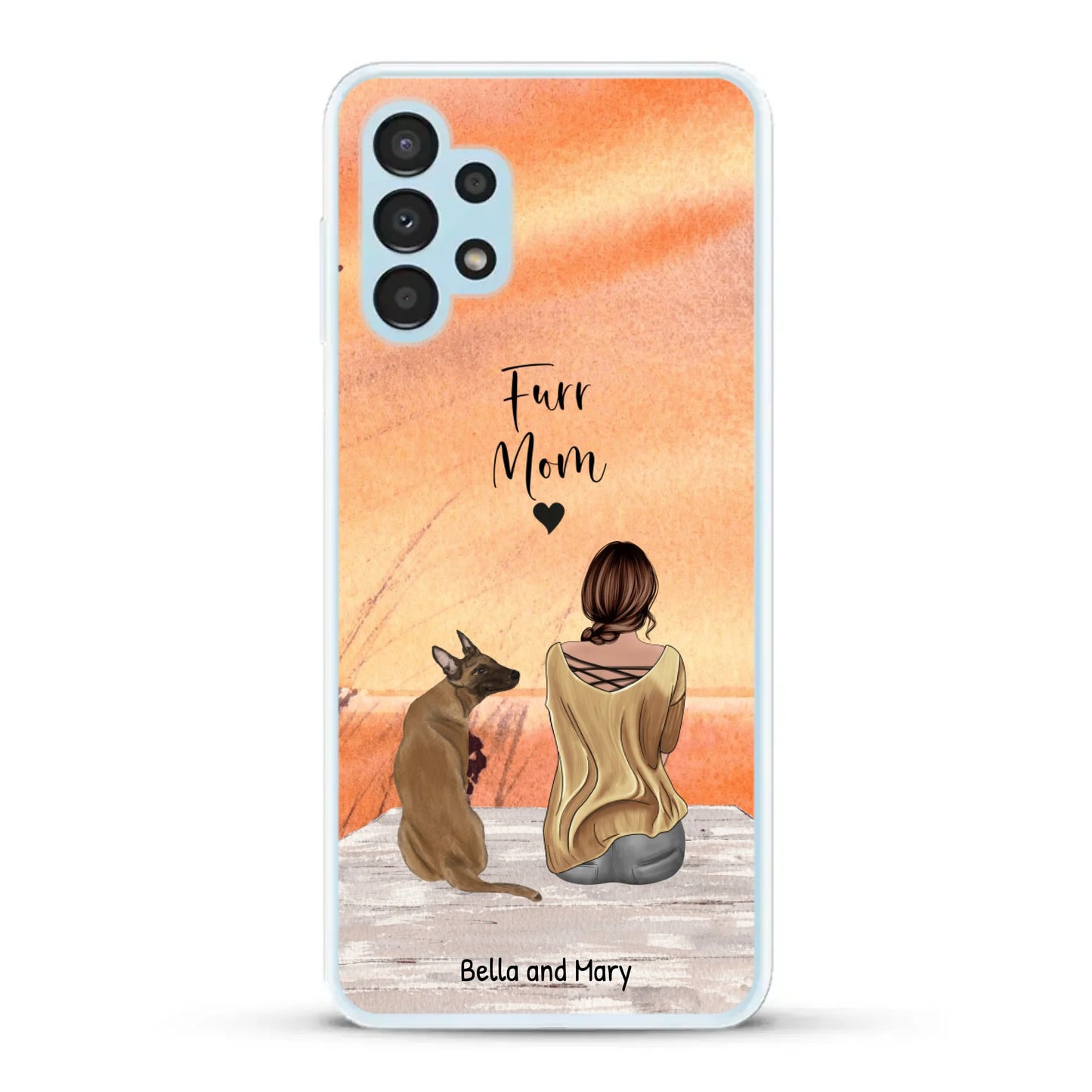 Together with my pet - Personalized Phone Case