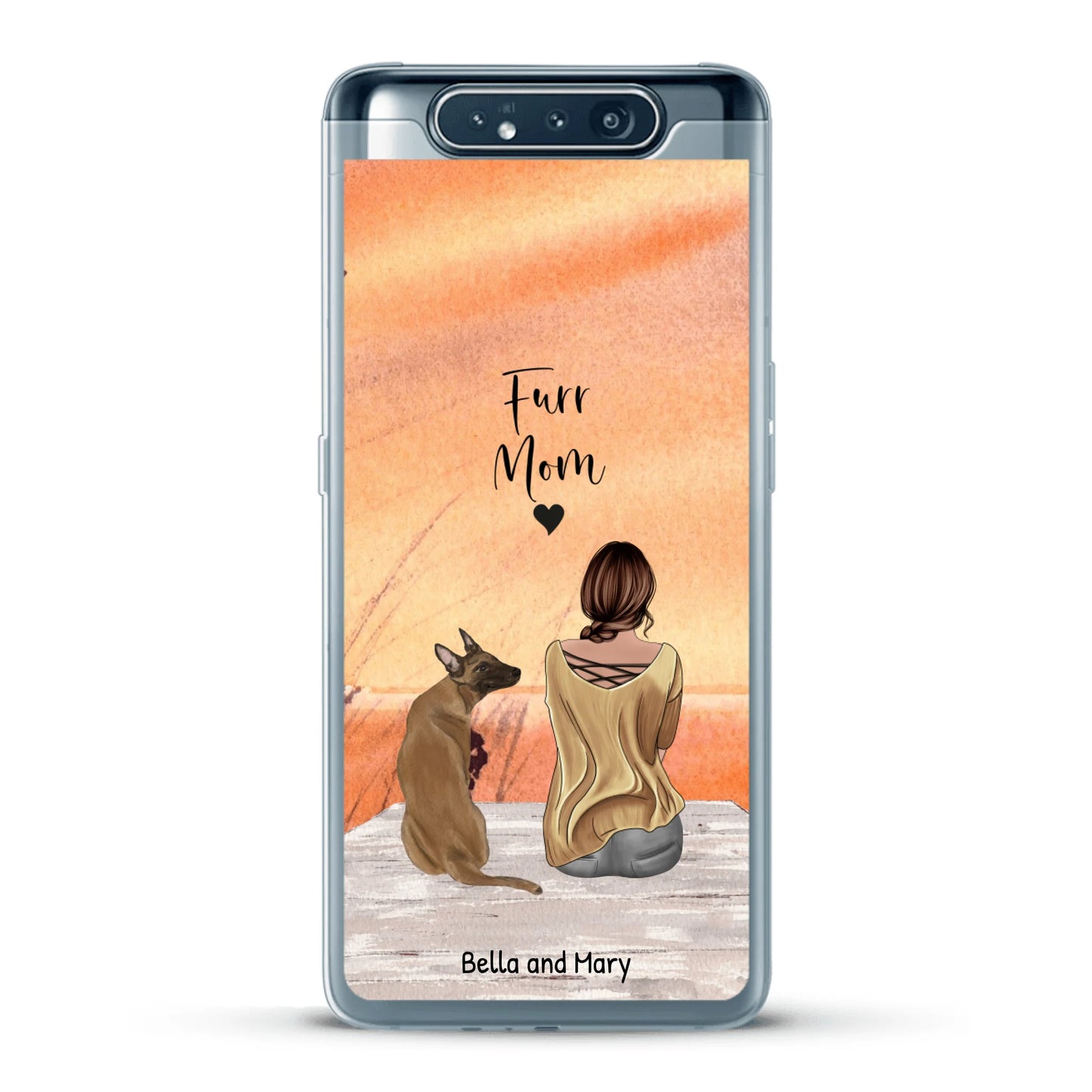 Together with my pet - Personalized Phone Case