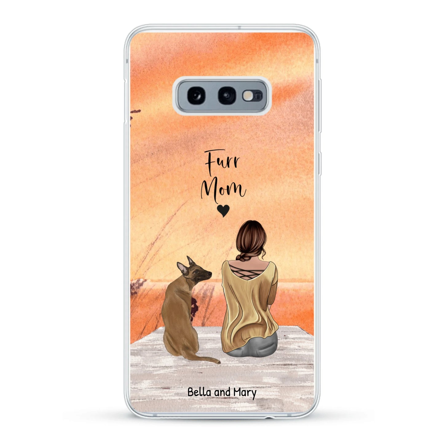 Together with my pet - Personalized Phone Case