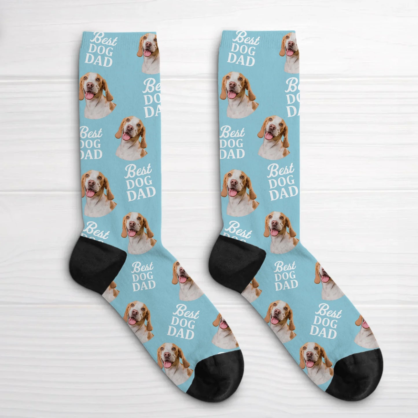 Best Dog Dad - Personalized Socks