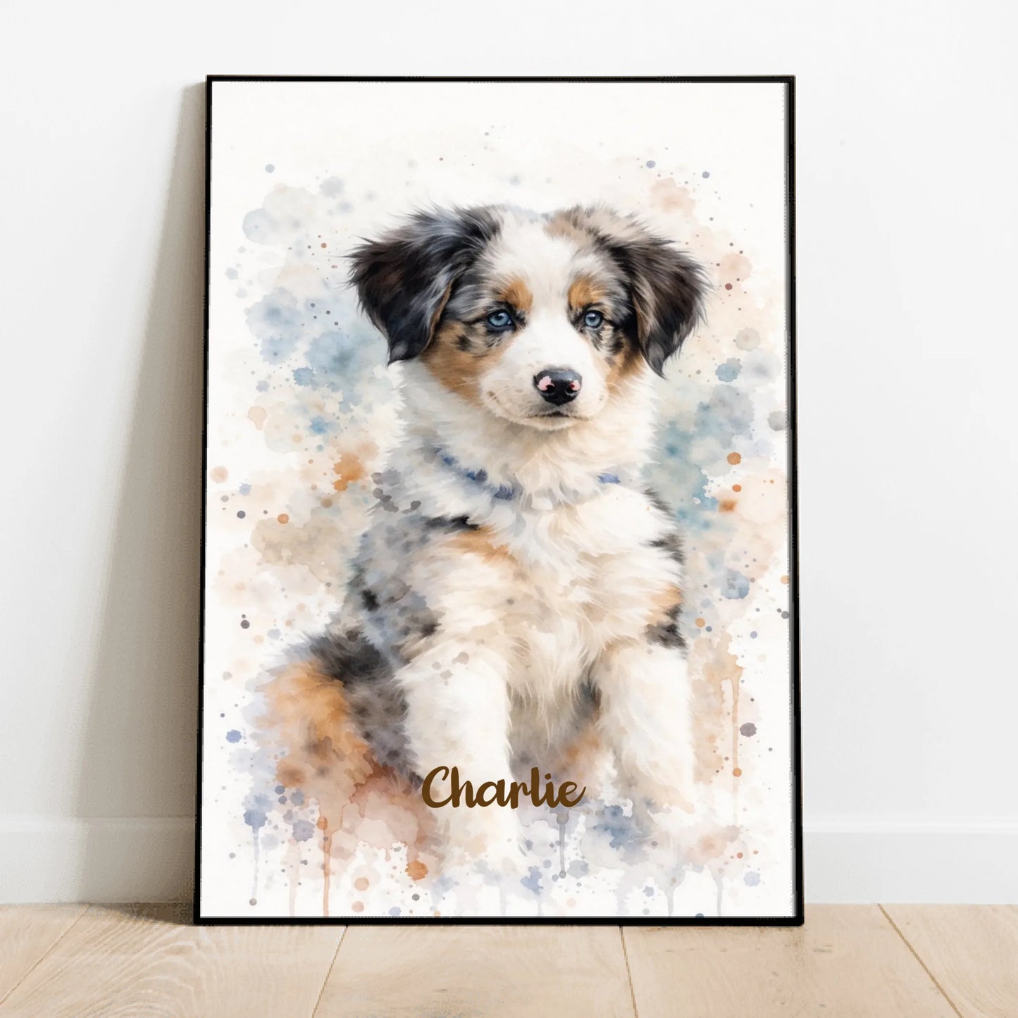 Personalized Poster - Watercolor Realistic Portrait
