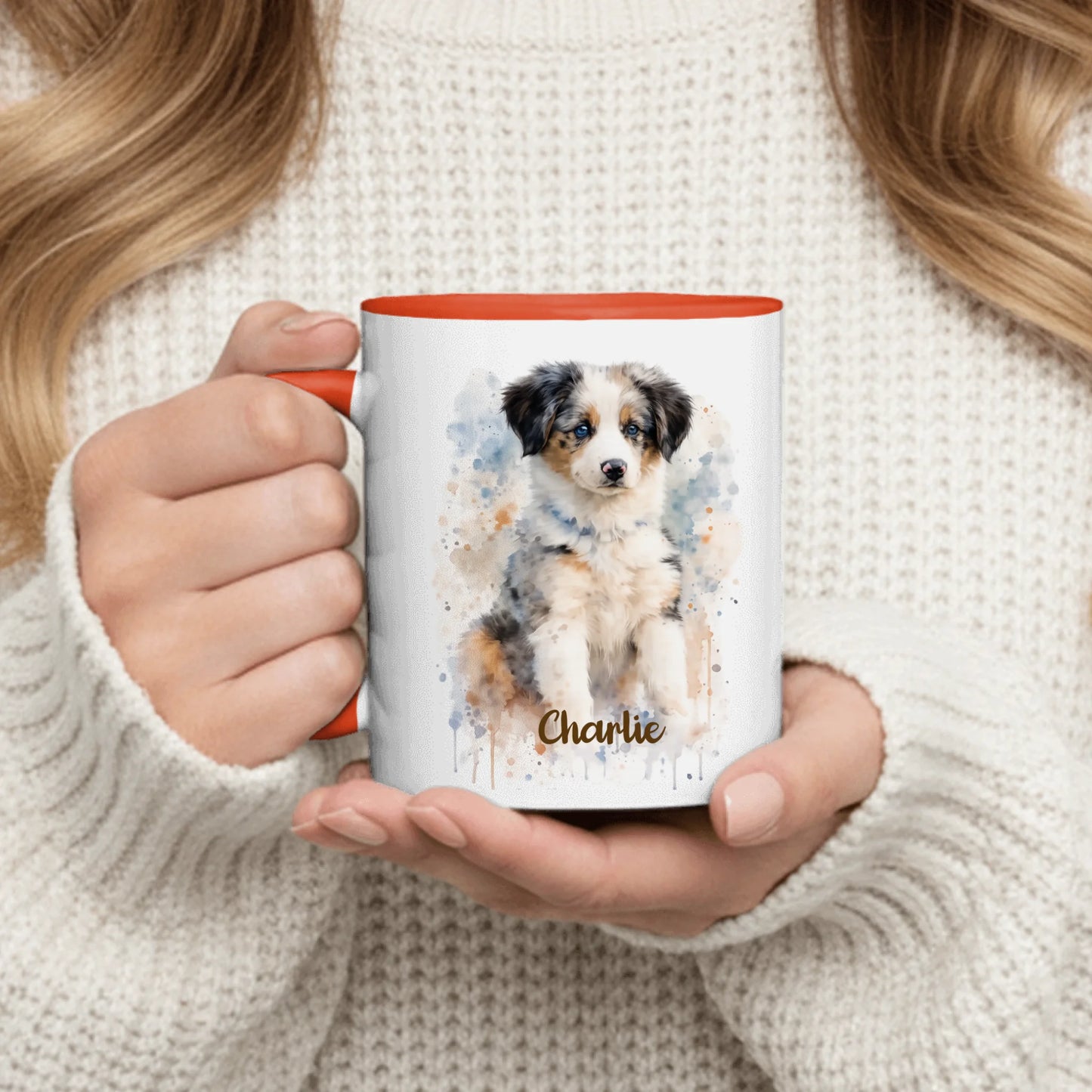 Watercolor Realistic Portrait - Personalized Mug