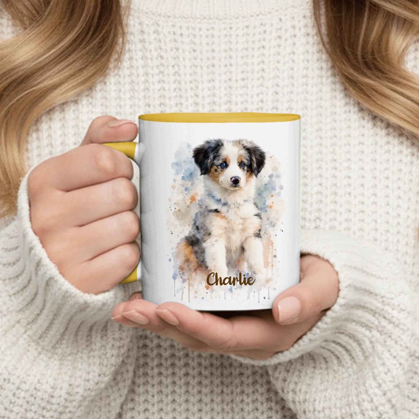 Watercolor Realistic Portrait - Personalized Mug