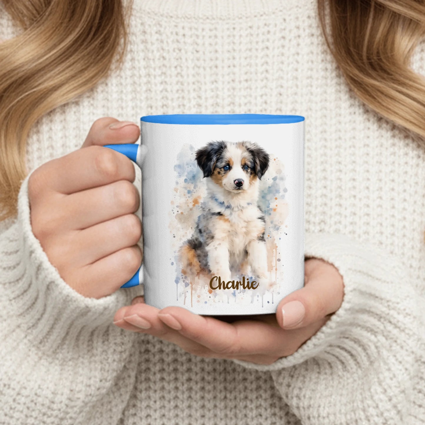 Watercolor Realistic Portrait - Personalized Mug