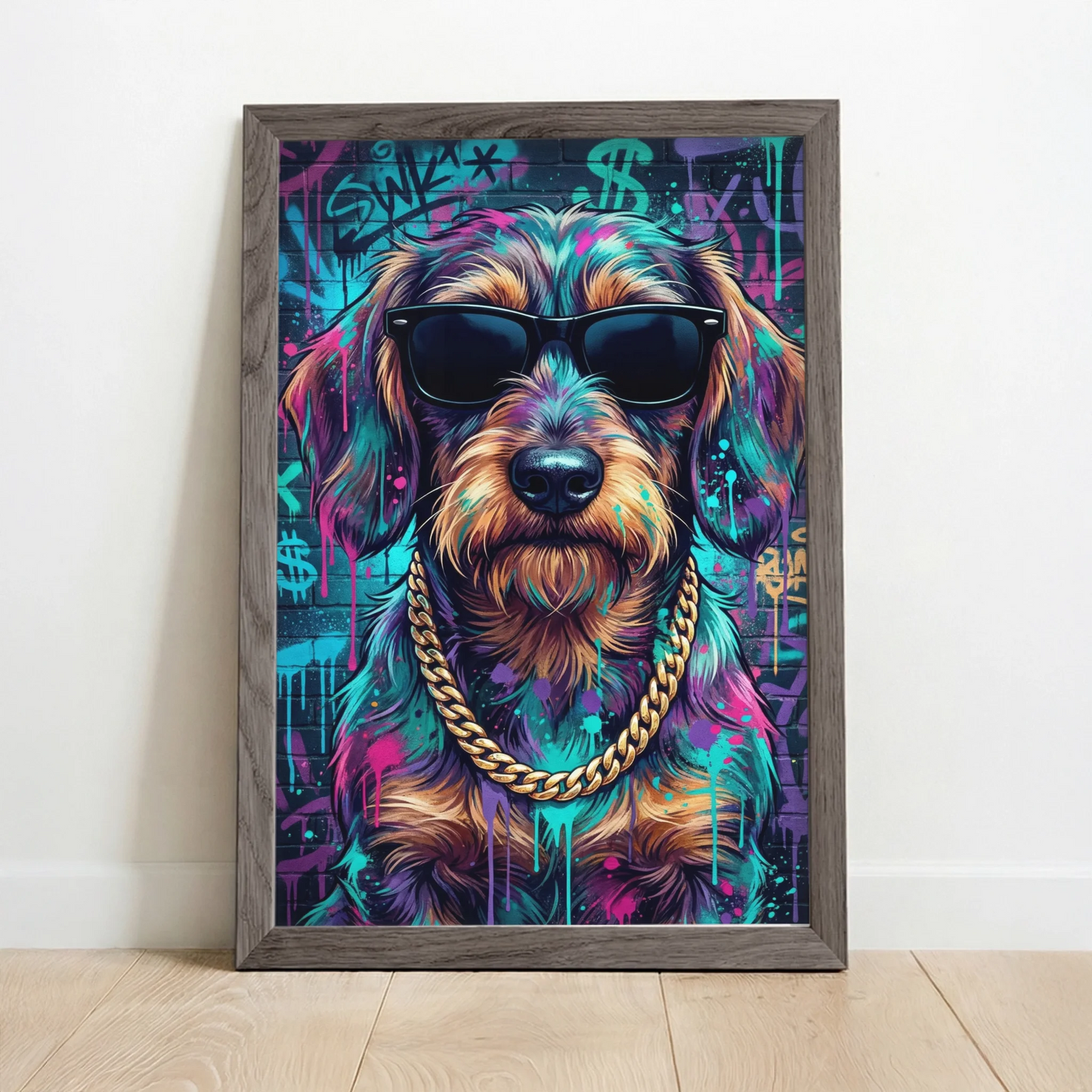 Framed Poster UK oak copy