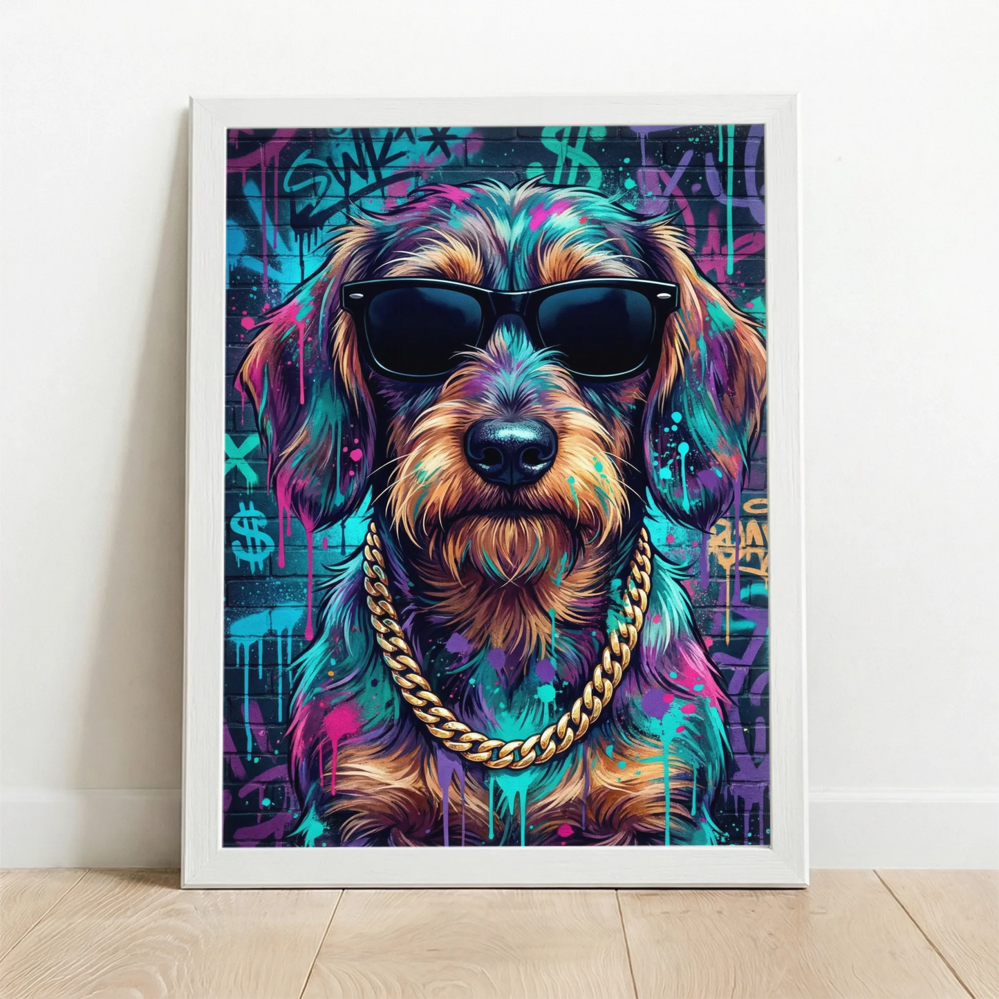 Framed Poster white