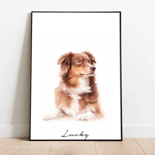 Personalized Poster - Watercolors
