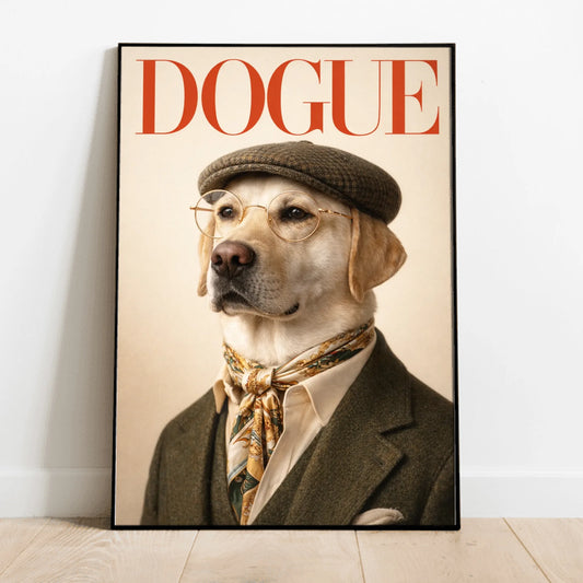 Personalized Poster With Dog - Dogue