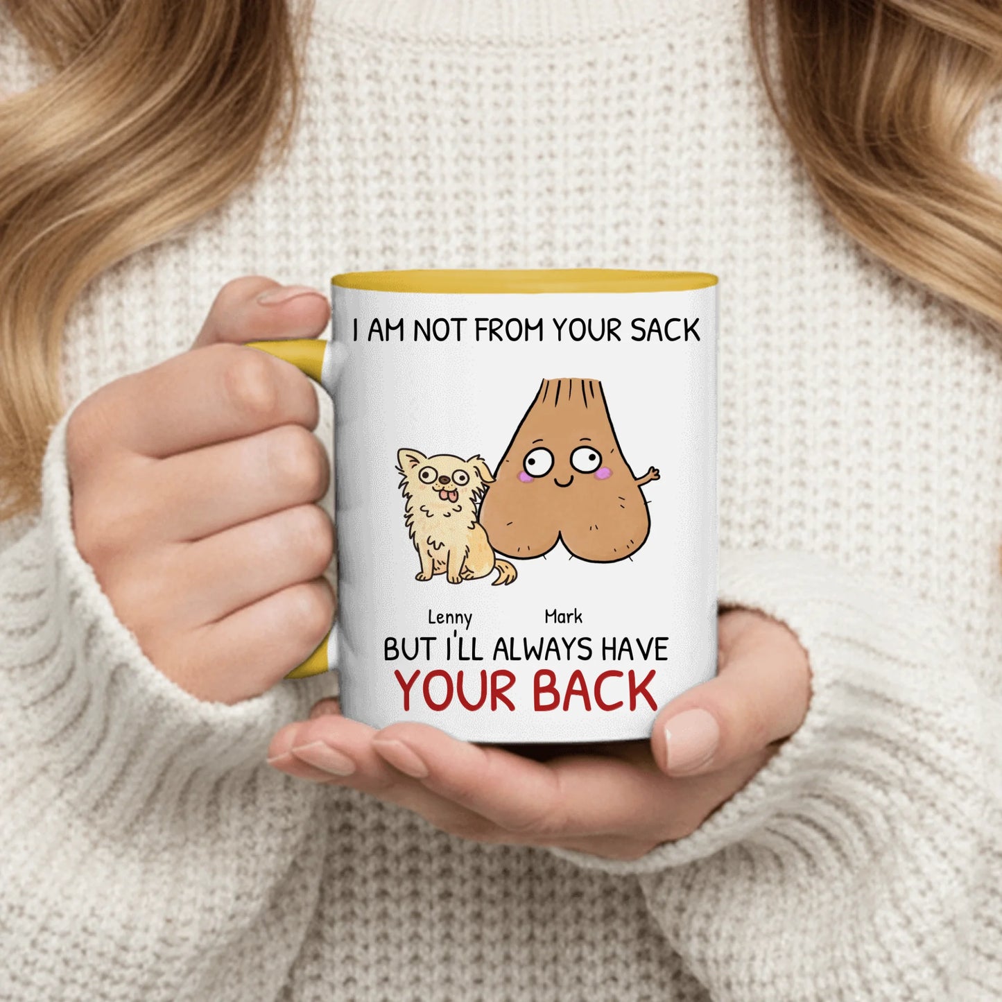 Not from your sack - Personalized Mug