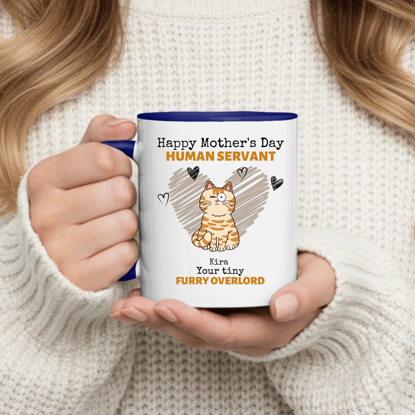 Personalized Mug With Cat - Fluffy Master