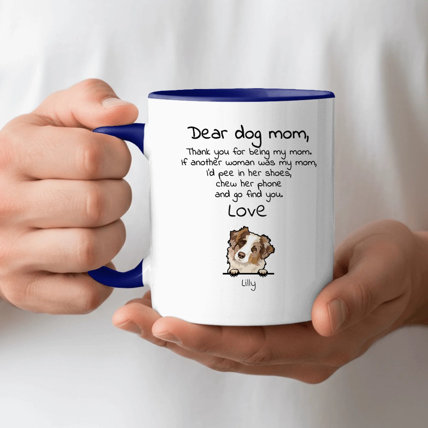 Personalized Mug With Dog or Cat - Dear Pet Parent
