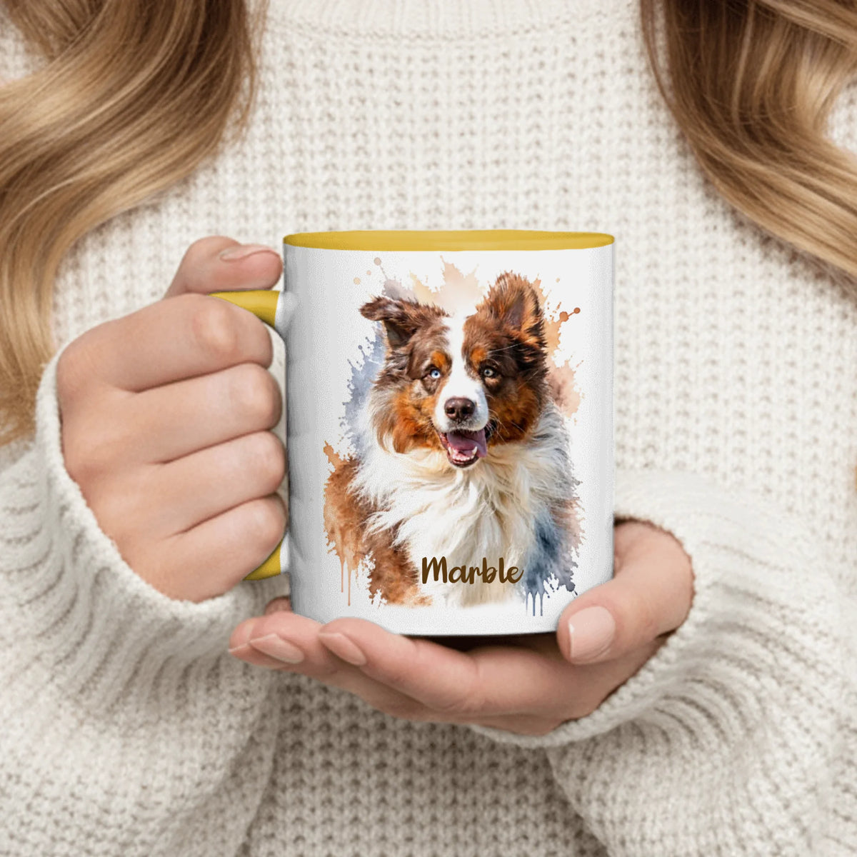 Personalized Mug - Watercolor Realistic Portrait