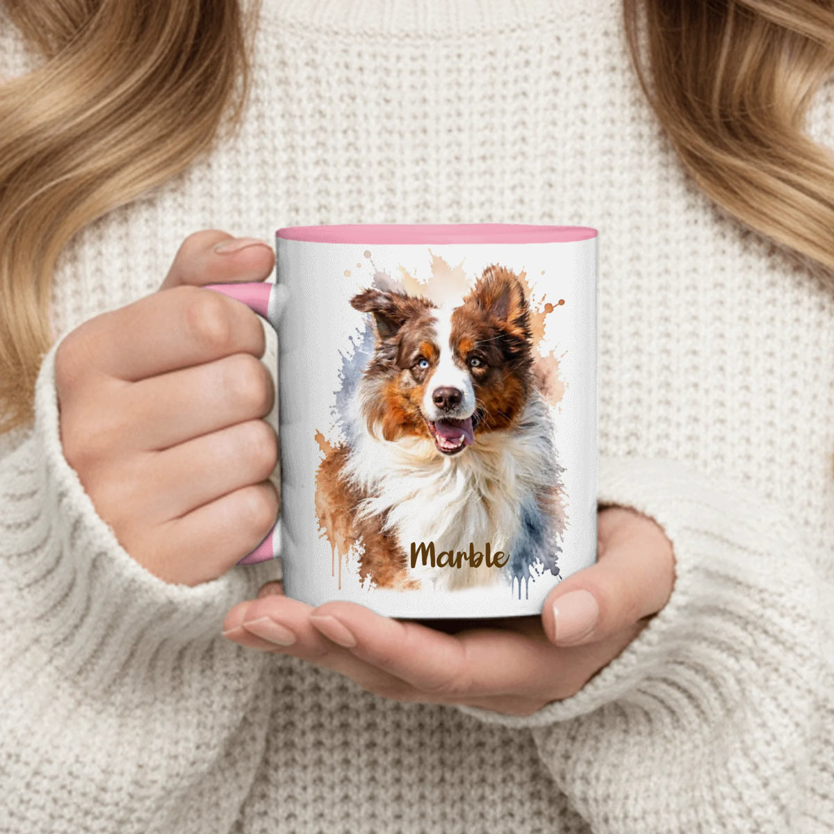 Personalized Mug - Watercolor Realistic Portrait
