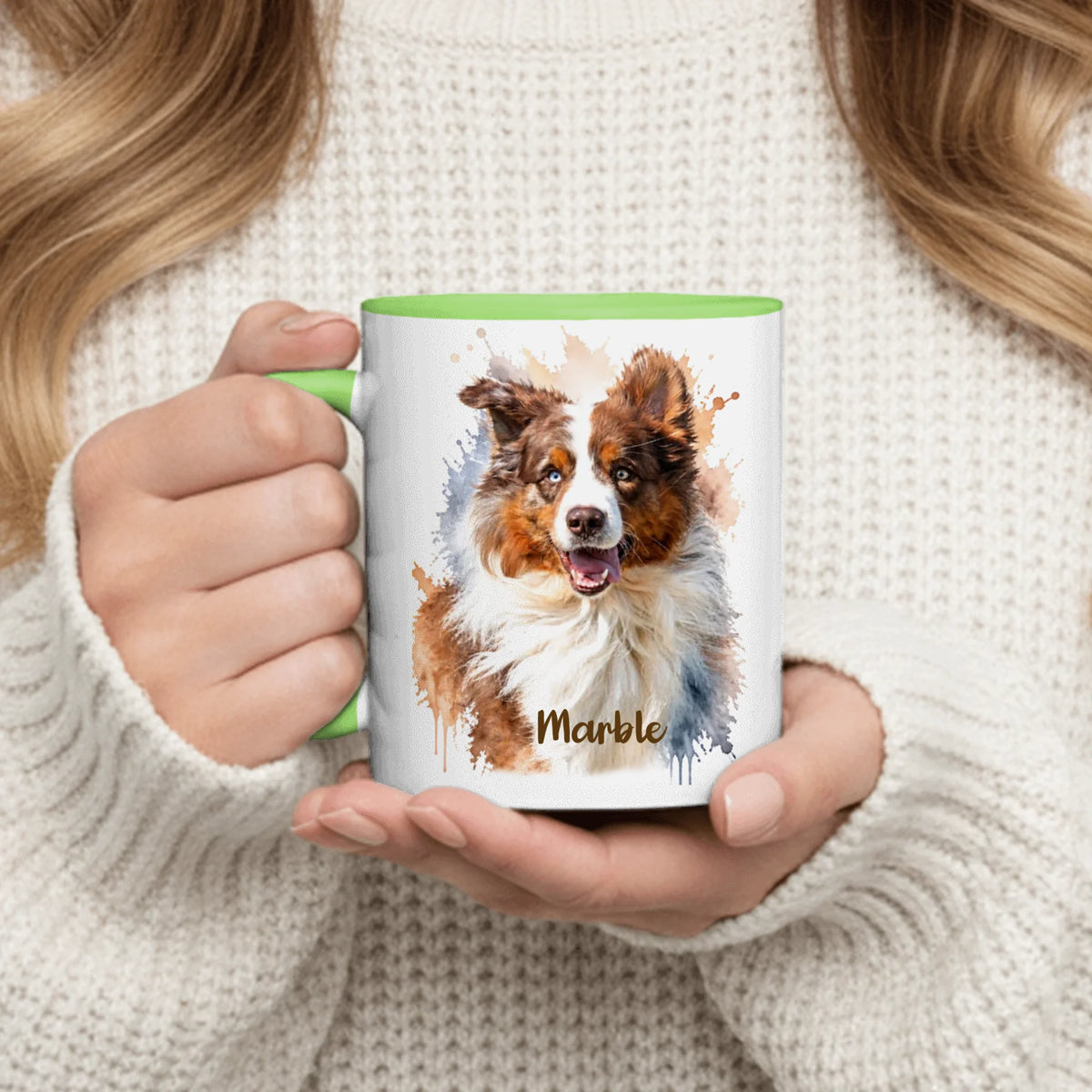 Personalized Mug - Watercolor Realistic Portrait